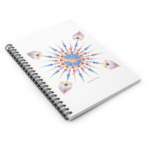 River Nuri Dot Art Spiral Notebook - Ruled Line