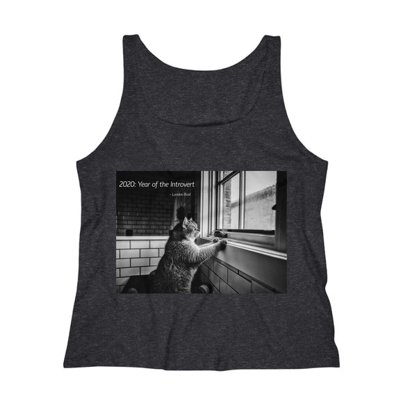2020: Year of the Introvert Women's Relaxed Jersey Tank Top