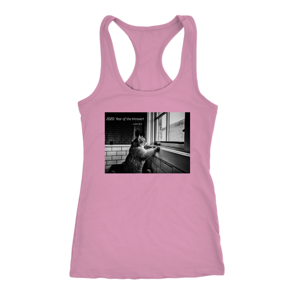 2020: Year of the Introvert Next Level Racerback Tank